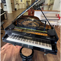 C. Bechstein A-185 von 1906 in Zwart glimmend