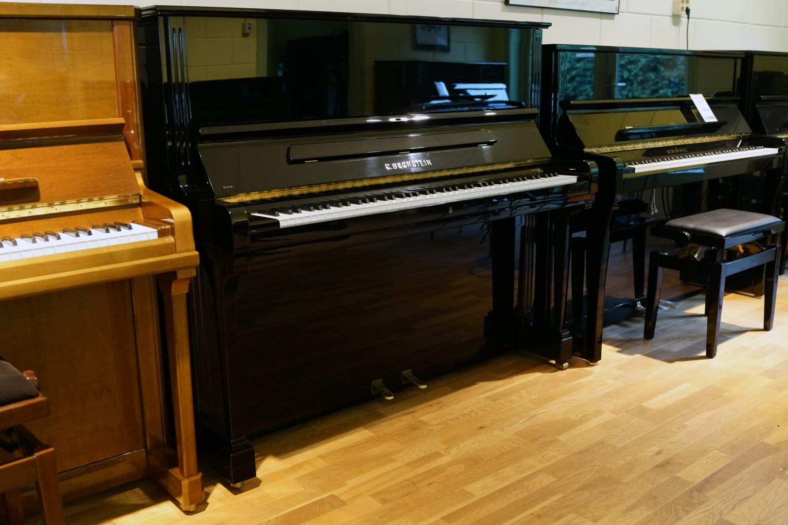 Bechstein 8 von 1992 in Zwart glimmend