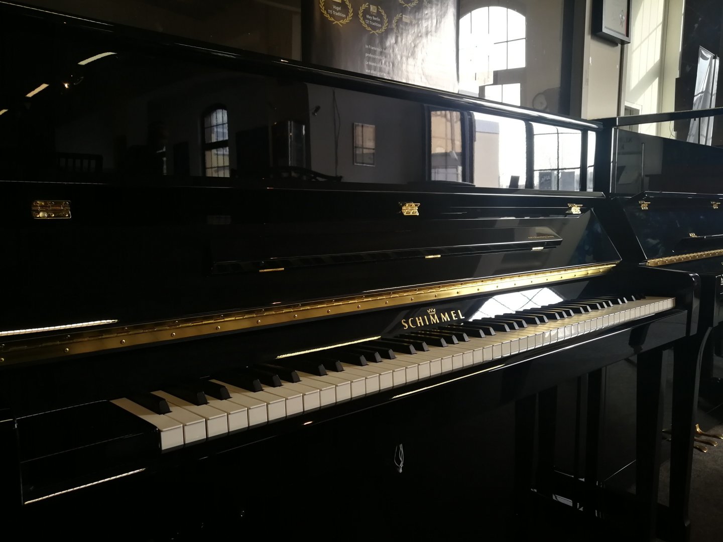 Schimmel Classic 116 Tradition, TwinTone SG2 von 2020 in Zwart glimmend