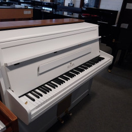 Seiler 112 Modern Eiche Weiss Satiniert von 1972 in Wit glimmend