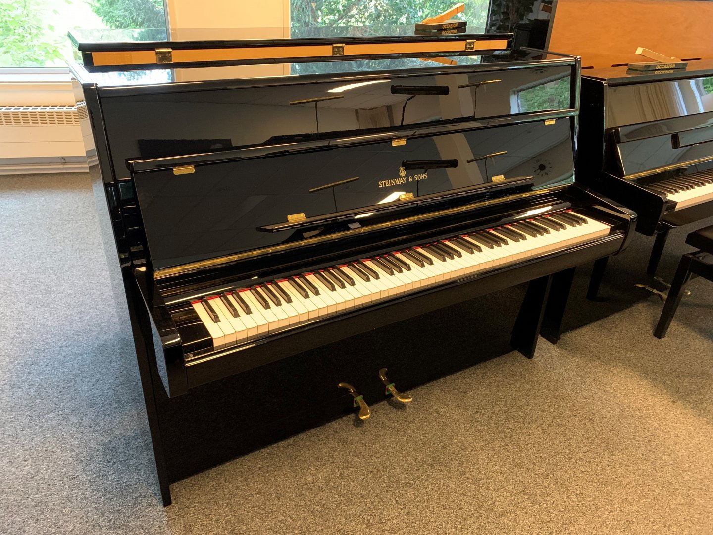 Steinway & Sons Z von 1978 in Zwart glimmend