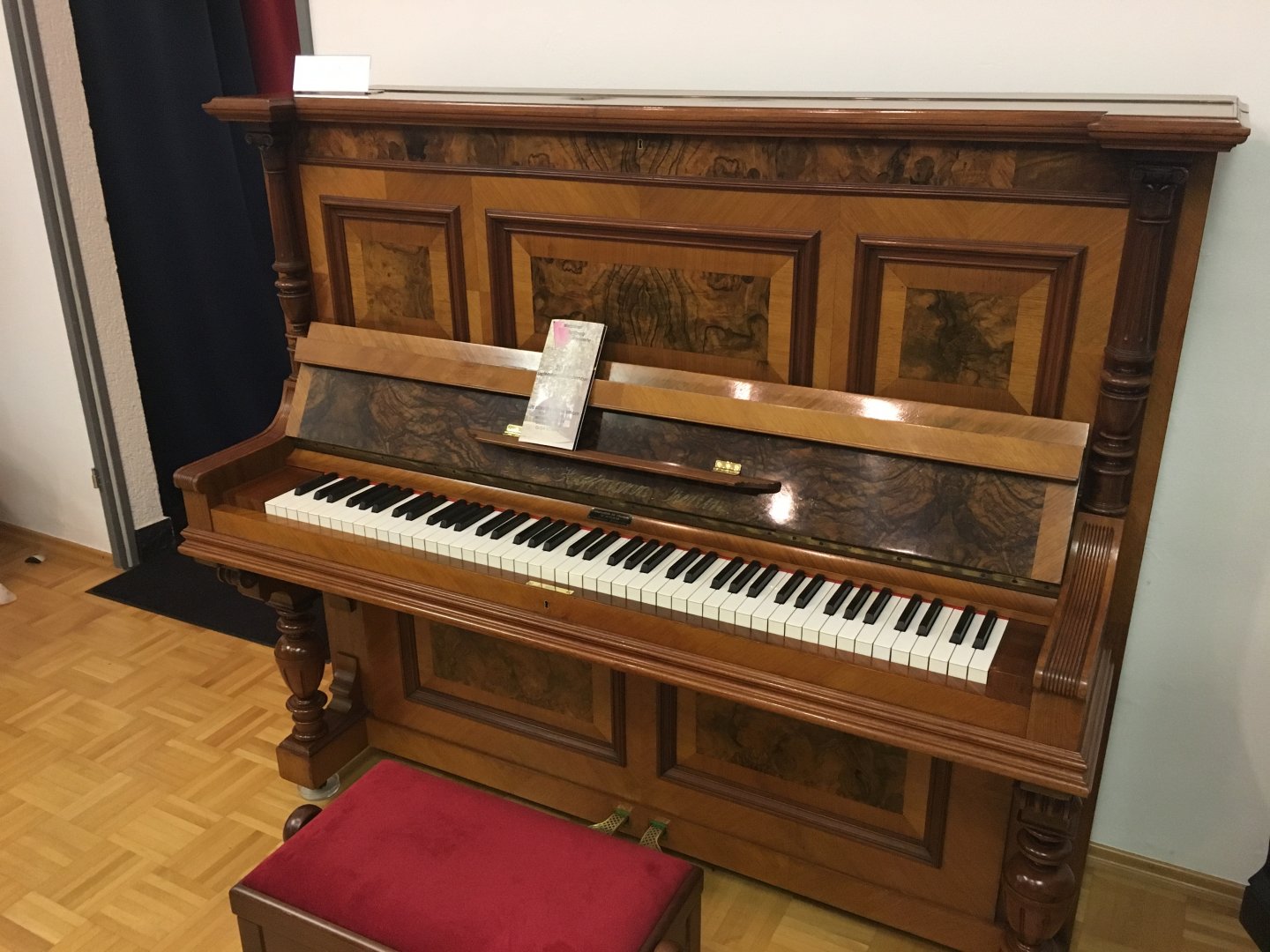 Hoffmann 140 Wurzelnussbaum von 1910 in Wortelnoten glimmend