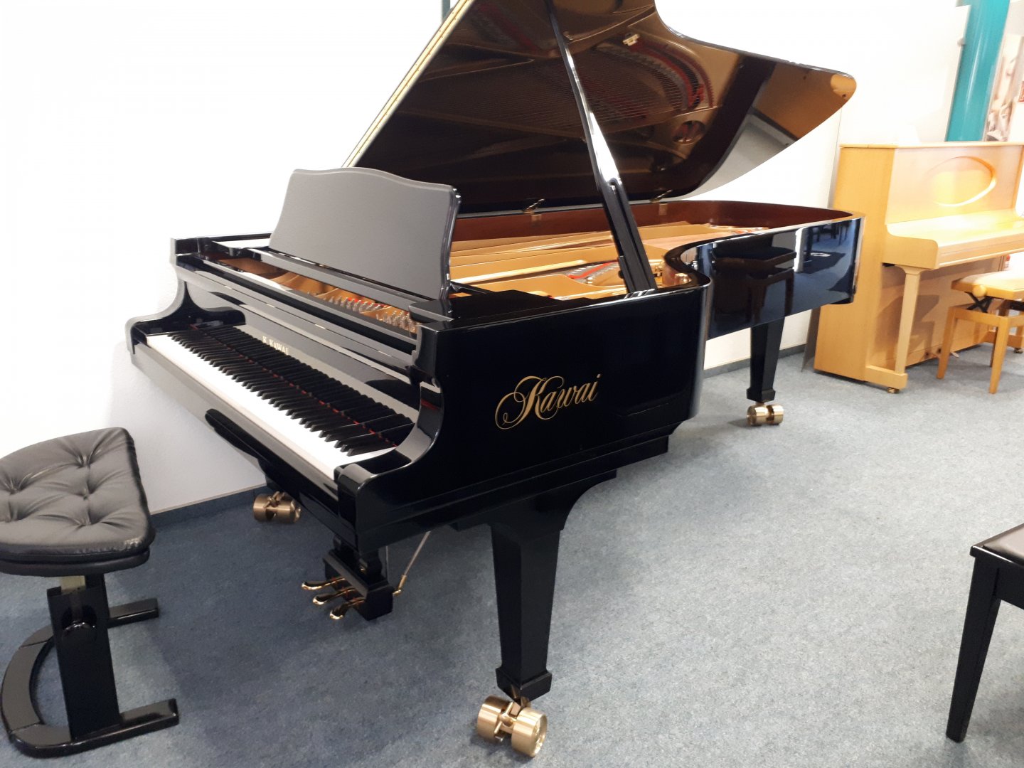 Kawai KAWAI EX Konzertflügel 276 von 1990 in Zwart glimmend