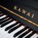 Kawai BS2A von 1985 in Zwart glimmend