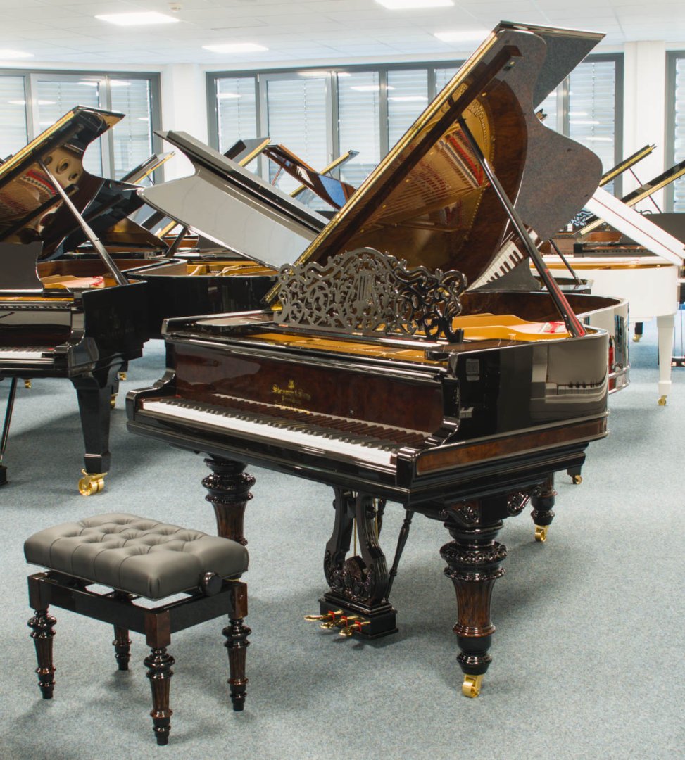 Steinway & Sons A-188 von 1900 in Zwart glimmend