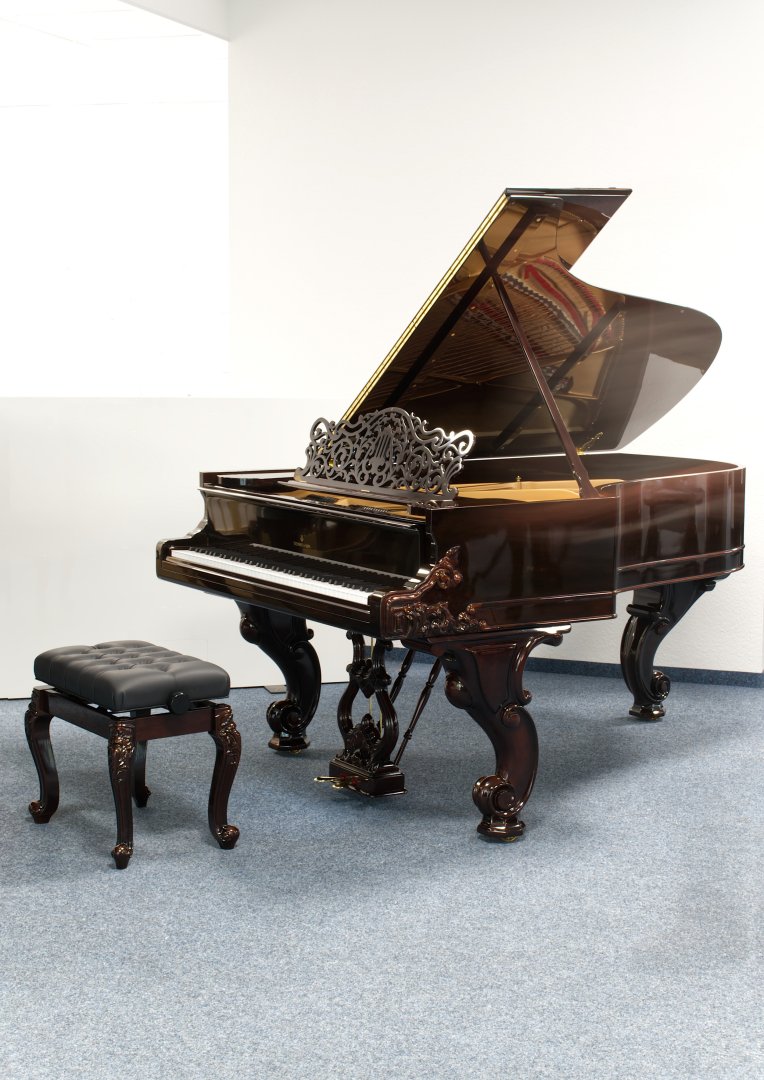 Steinway & Sons B-211 von 1873 in Palisander glimmend